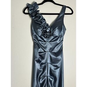 Stunning Blue/Silver Prom Dress Formal Dress Size 2 NWT